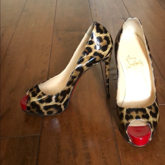 Christian Louboutin Shoes - Christian Louboutin Leopard Very Prive Pump